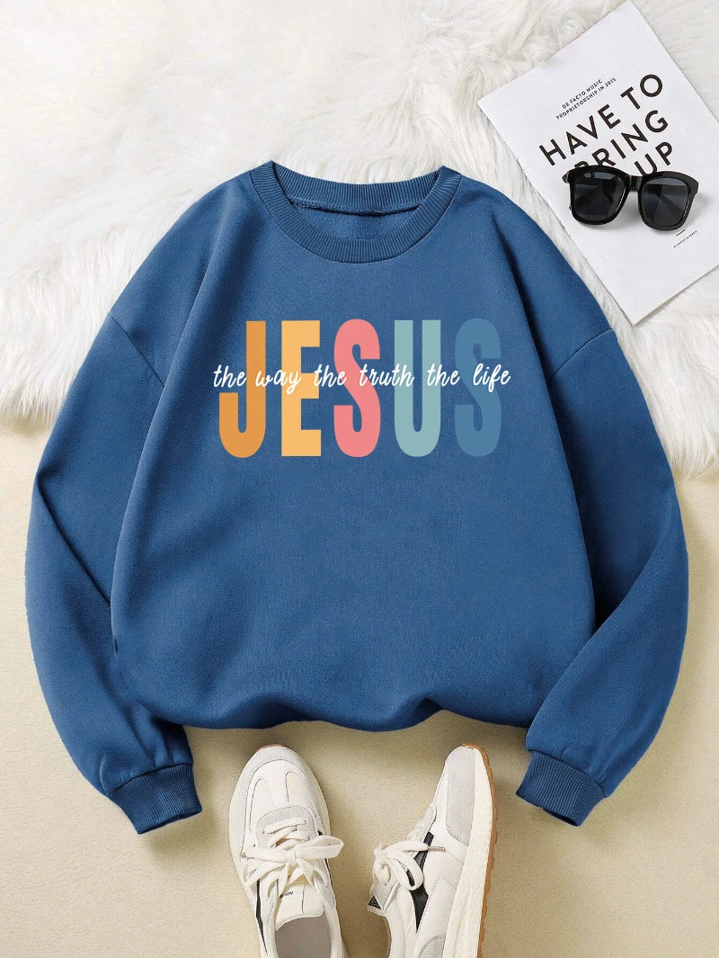 White Jesus Crew Neck