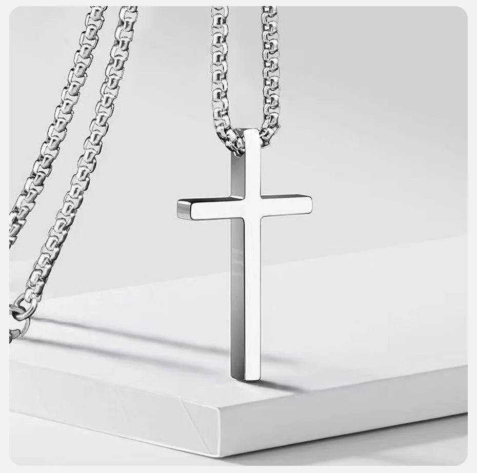 Cross Necklace Stainless Steel