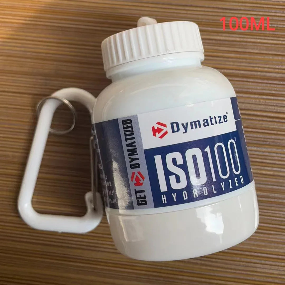 Mini Protein Powder Bottle Keychain