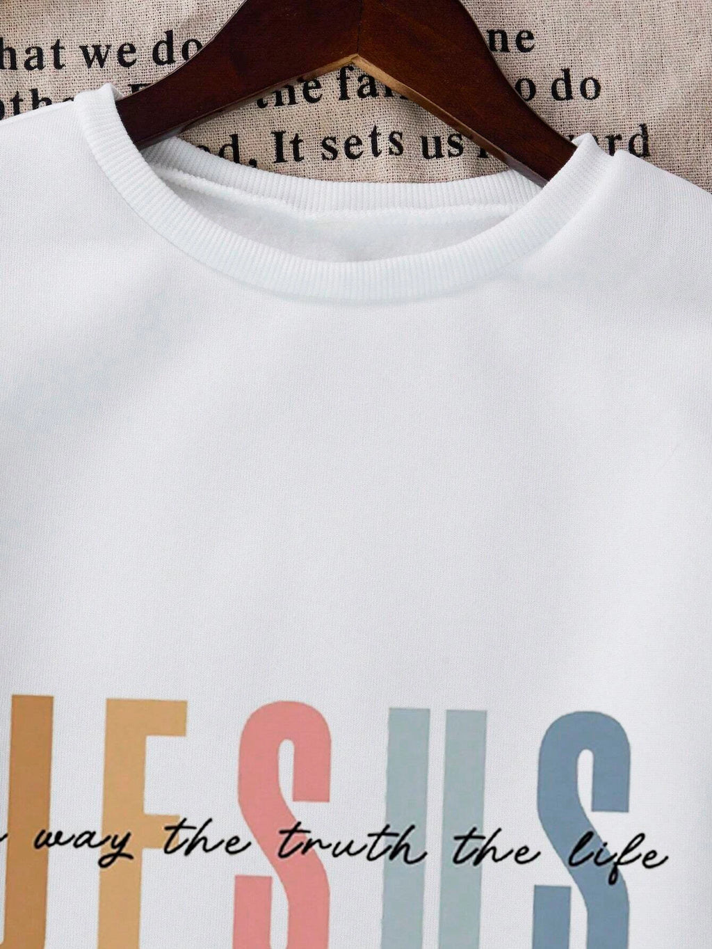 White Jesus Crew Neck