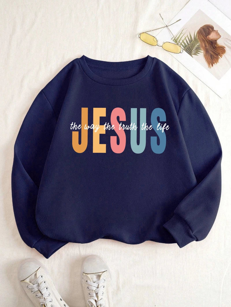 White Jesus Crew Neck