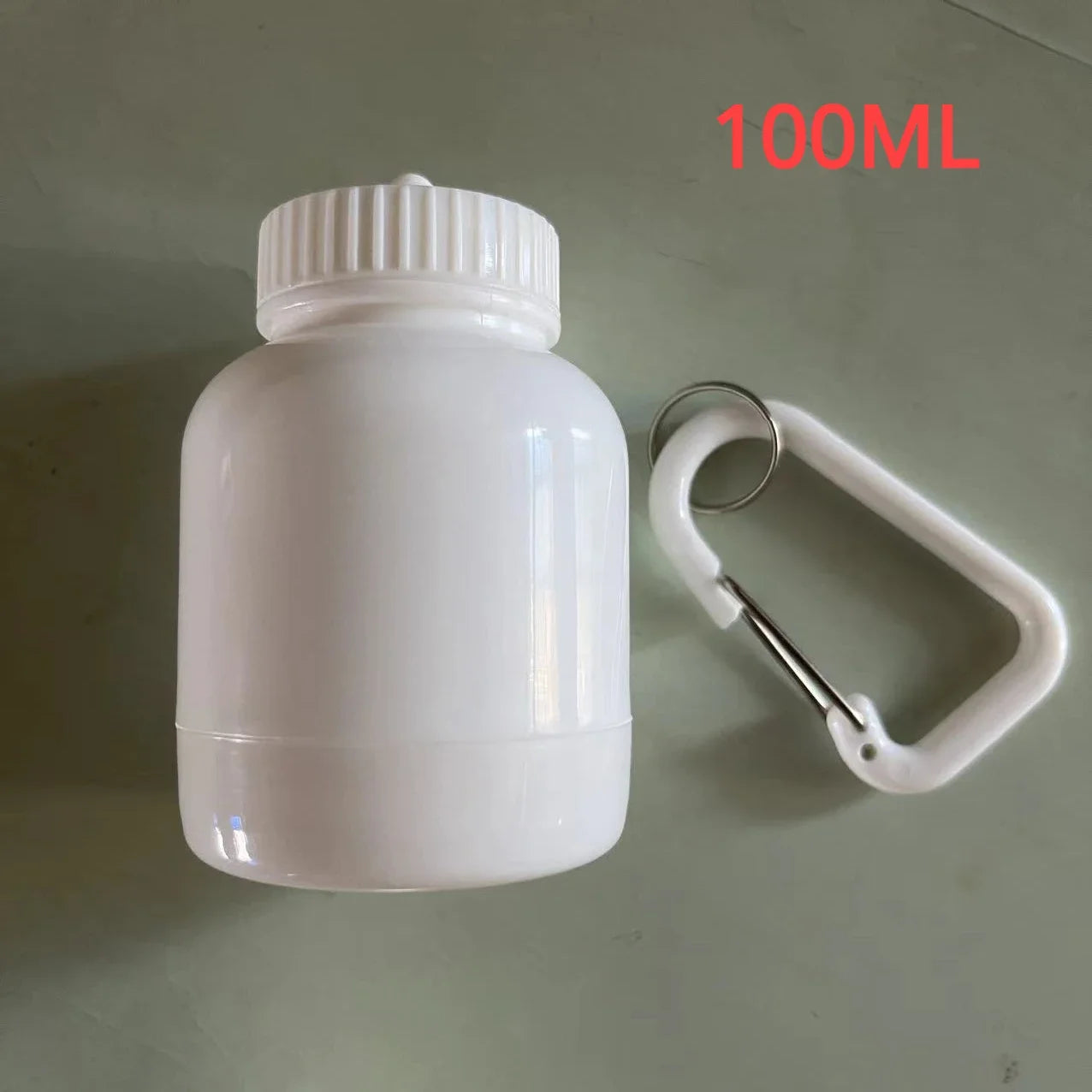 Mini Protein Powder Bottle Keychain