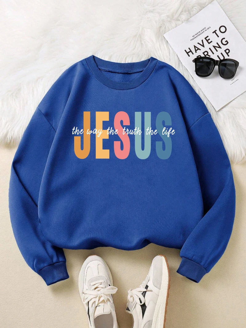 White Jesus Crew Neck