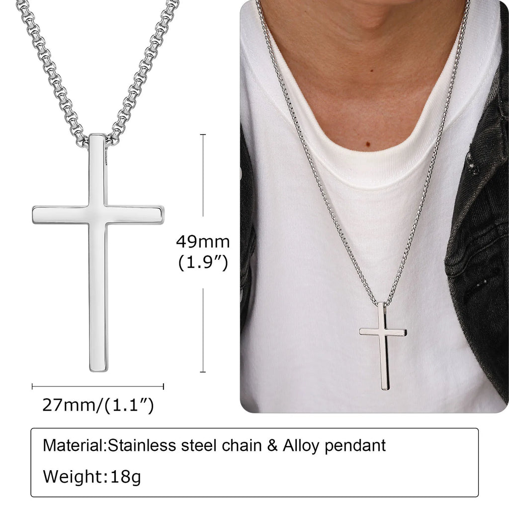 Cross Necklace Stainless Steel