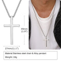 Cross Necklace Stainless Steel