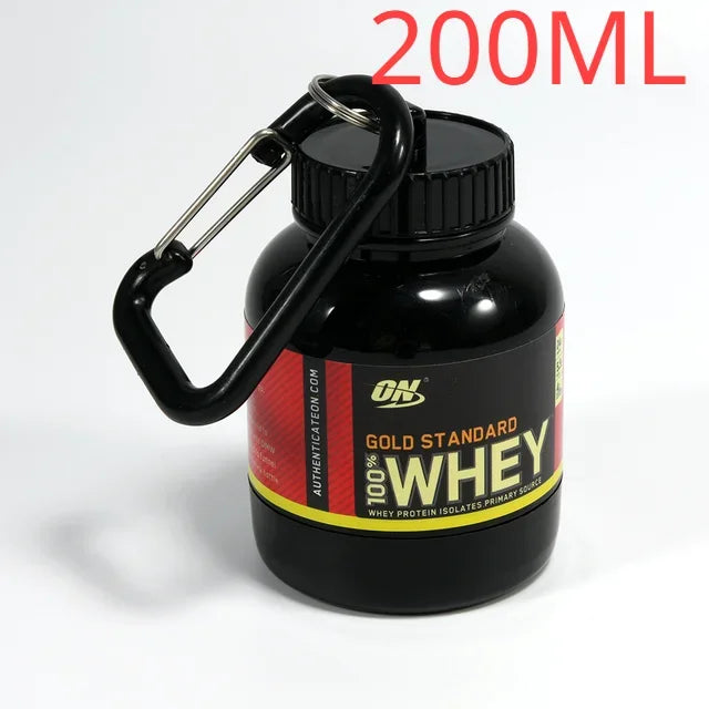 Mini Protein Powder Bottle Keychain